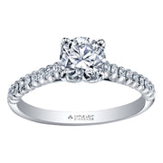 Maple Leaf Diamonds White Gold Ring