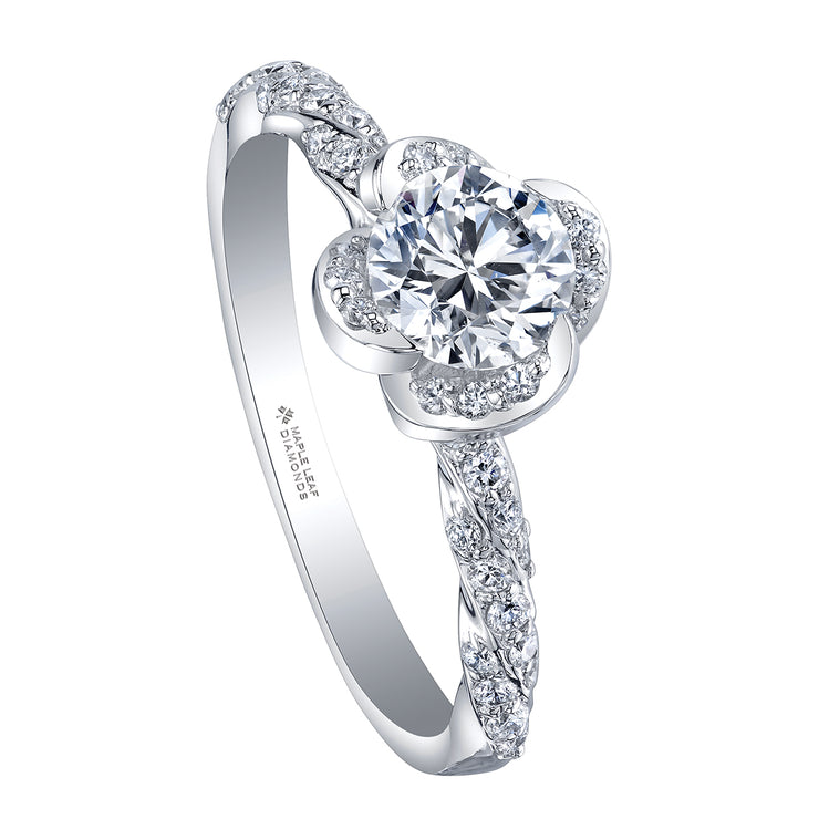 Maple Leaf Diamonds White Gold Diamond Ring