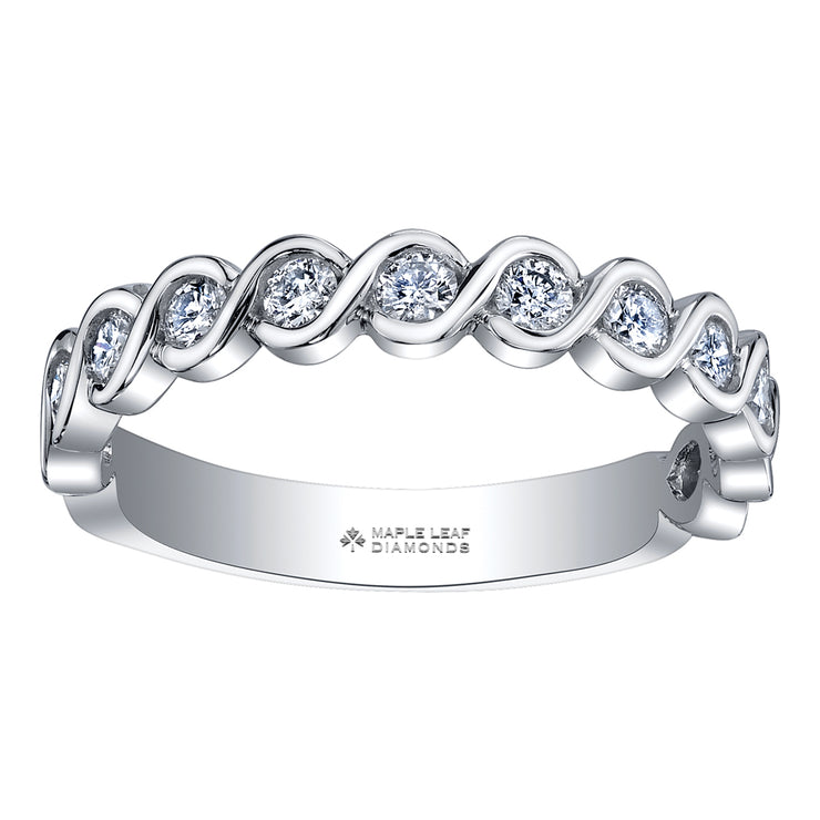 White Gold Canadian Diamond Band