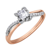 Rose Gold Diamond Ring