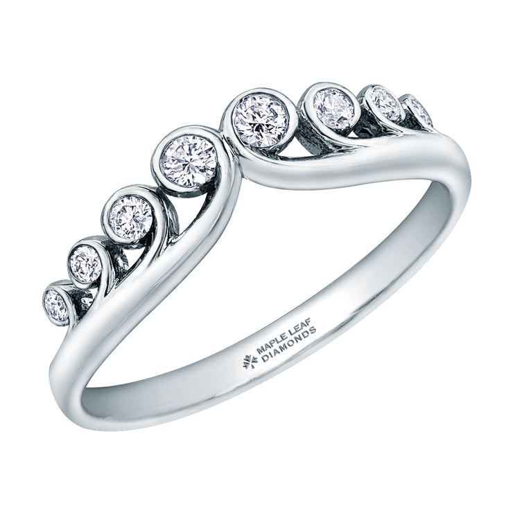 White Gold Canadian Diamond Ring