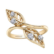 Maple Leaf Diamonds Yellow Gold Diamond Ring