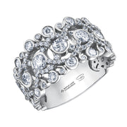 Maple Leaf Diamonds White Gold Ring