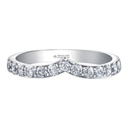 Maple Leaf Diamonds White Gold Diamond Band