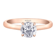 Maple Leaf Diamond Rose Gold Diamond Ring