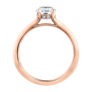 Maple Leaf Diamond Rose Gold Diamond Ring