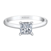 Maple Leaf Diamond White Gold Ring