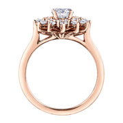 Rose Gold And Canadian Diamond Ring