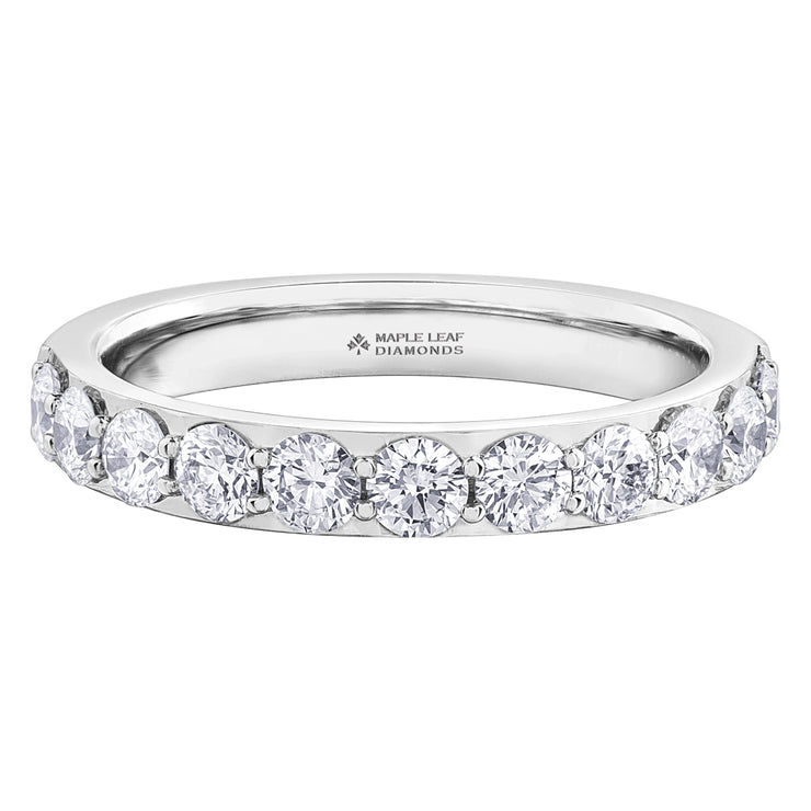 Maple Leaf Diamonds White Gold Diamond Band