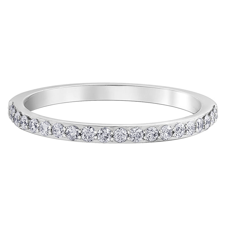 Maple Leaf Diamonds White Gold Diamond Band