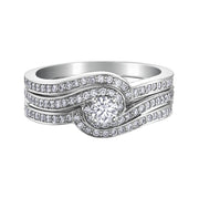 Maple Leaf Diamonds White Gold Diamond Band