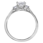 Maple Leaf Diamonds White Gold Ring