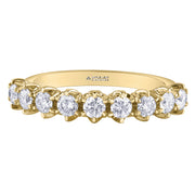 Maple Leaf Diamonds Yellow Gold Ring