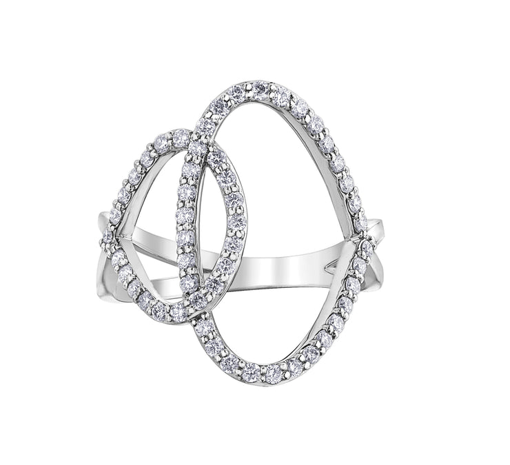 White Gold Diamond Ring